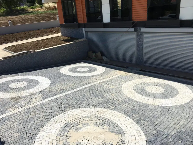 Tekirdağ Süleymanpaşa Begonit Taş yer döşeme ve peyzaj uygulaması - Varlık İnşaat